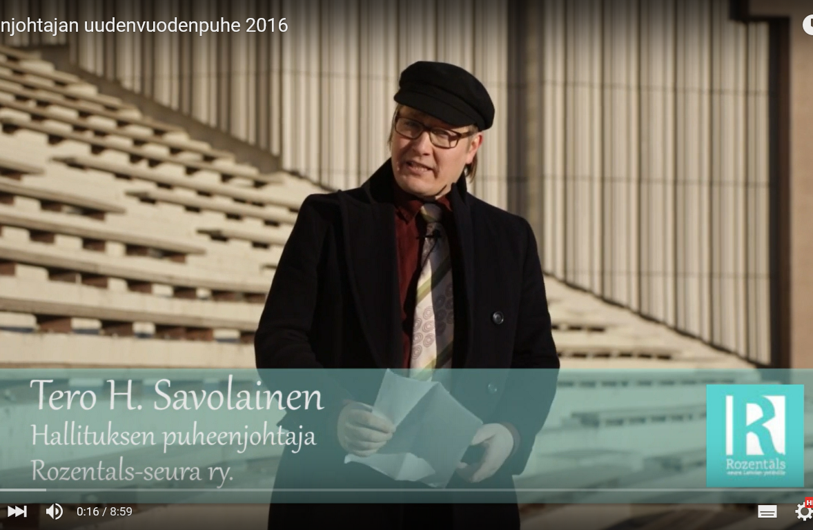 Rozentāls-seuran puheenjohtaja